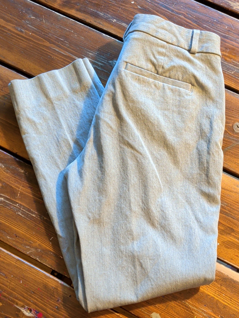 Banana Republic Sloan Curvy Fit Gray Dress Pants